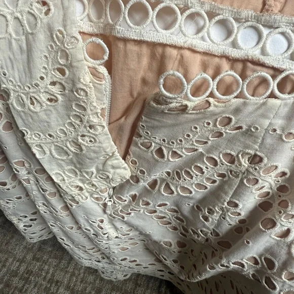 Zimmermann White Lace Backless Dress - Picture 14 of 15